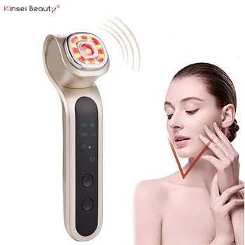 

EMS vibration RF radio frequency skin removal wrinkle firming facial rejuvenation beauty massager