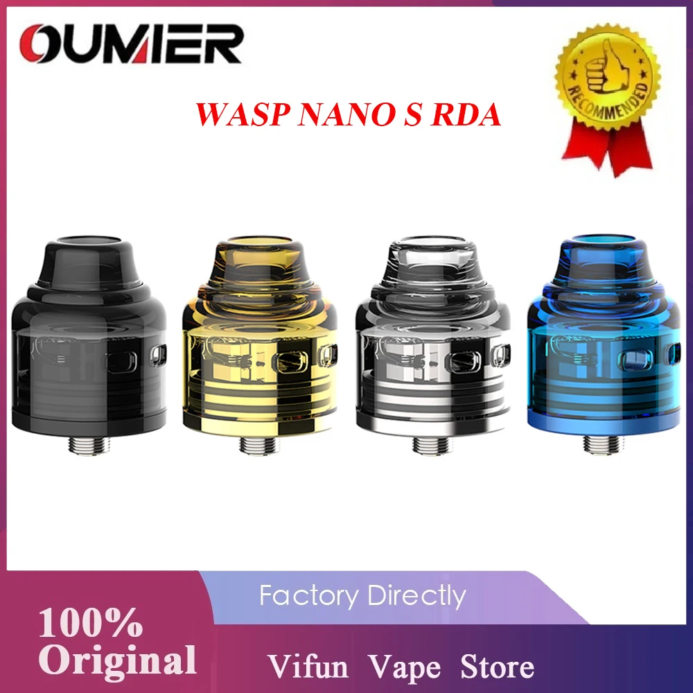 Оригинальный атомайзер OUMIER WASP NANO S RDA с диаметром 25 мм и двойной основой 5 Глубокий