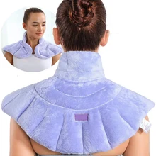 Heating Pads For Neck And Shoulders, Microwave Damp And Hot Aromatherapy Package, Suitable For Lavender Scent, Heat Therapy Or C