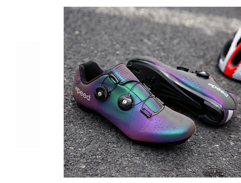 FAD SPEED road cycling shoes men's road bike shoes ultralight bicycle sports shoes self-locking professional breathable Luminous