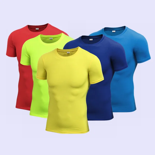 Comfortable Mens Compression Under Base Layer Top Running Shirt Men T-shirt Long Sleeve Tights Gym Fitness Sport Shirt tops tees 2