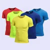 Comfortable Mens Compression Under Base Layer Top Running Shirt Men T-shirt Long Sleeve Tights Gym Fitness Sport Shirt tops tees 2