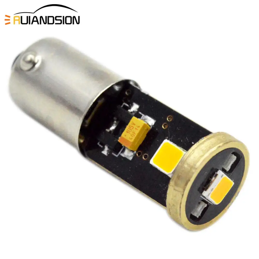 

1x 12-24V Bay9s Bax9s H6W Ba9s Canbus Led Car 3030 SMD T4W Clearance Light Interior Parking Tail Lamp Rear fog Bulb auto Styling