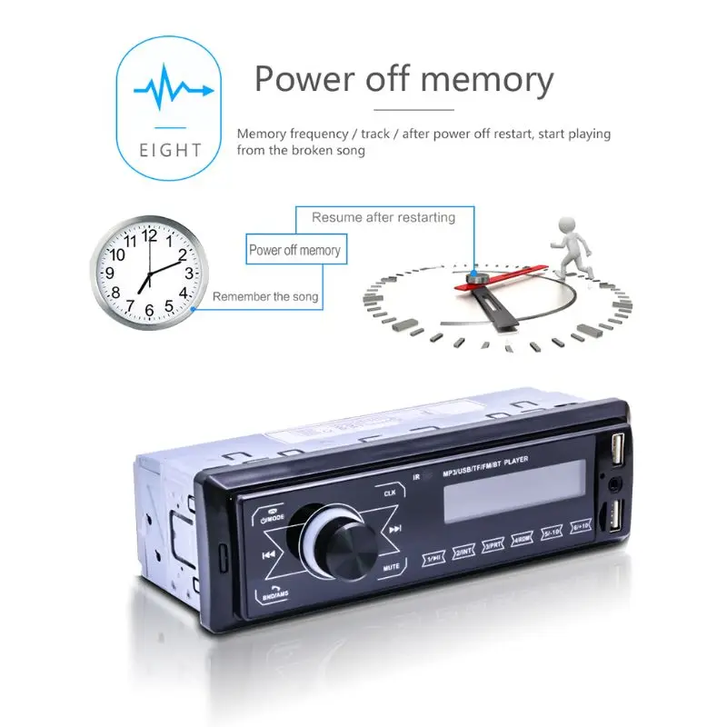 Bluetooth 4,0 динамик M10 lcd Автомобильный MP3-плеер двойной USB TF карта U диск AUX FM радио