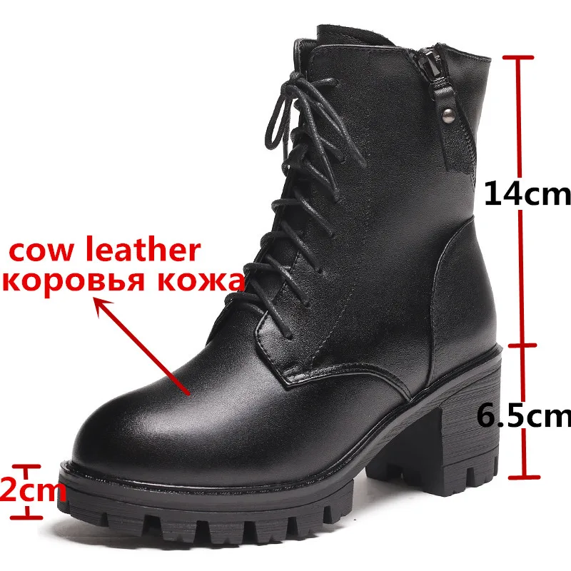 MORAZORA/ г., теплые зимние ботинки женская обувь из натуральной кожи винтажная повседневная обувь на молнии и шнуровке из натуральной шерсти женские ботильоны