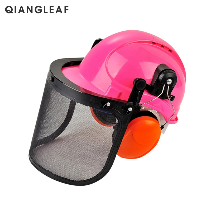

QIANGLEAF Hot Men's Helmet Dust-proof Protective Helmet Helmet Wire Mesh Head Wearing Protective HD94