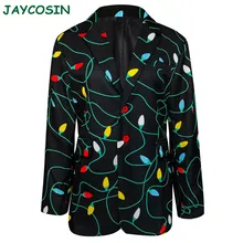 JAYCOSIN мужская одежда Зимний Рождественский Блейзер Куртки пальто рубашка блузка Топ мода с длинным рукавом мужские свадебные костюмы 1108