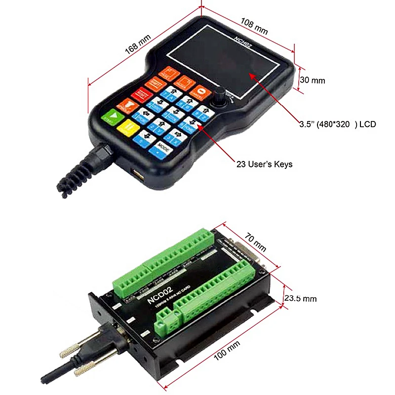 LYBGACNC NCD02 3/4/5 система Axis DSP USB ручной ЧПУ Управление; г-код в автономном режиме ручной движения Управление Системы набор «сделай сам» для