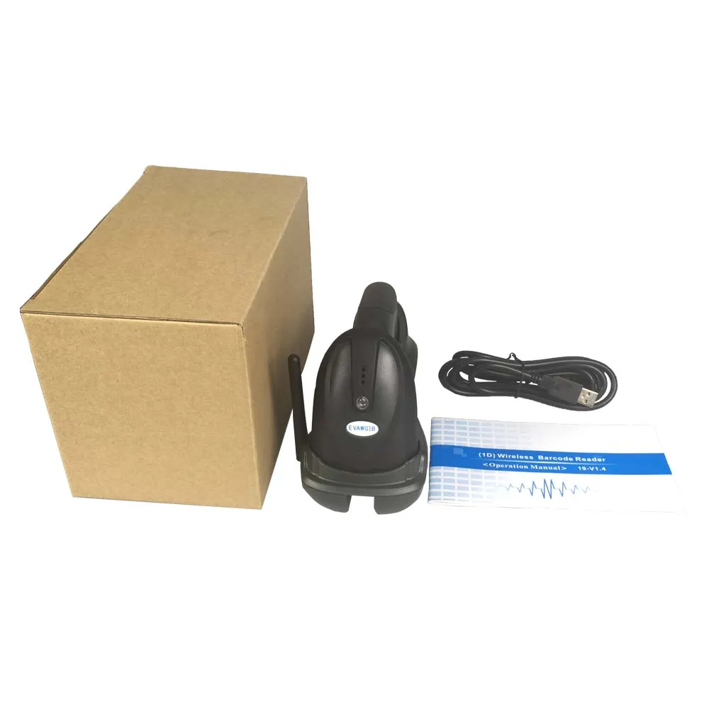 Evawgib-scanner de Código de Barras Portátil 3-em 1d 2d Leitor de Código de Barras qr Suporte bt 2.4g sem Fio Conexão com Fio Usb Supermercado - Imagem 2