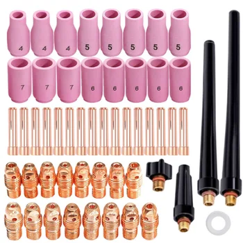 

Collet Body Gas Lens Consumables TIG Arc Welding Torch Part Set For WP-9/20/25