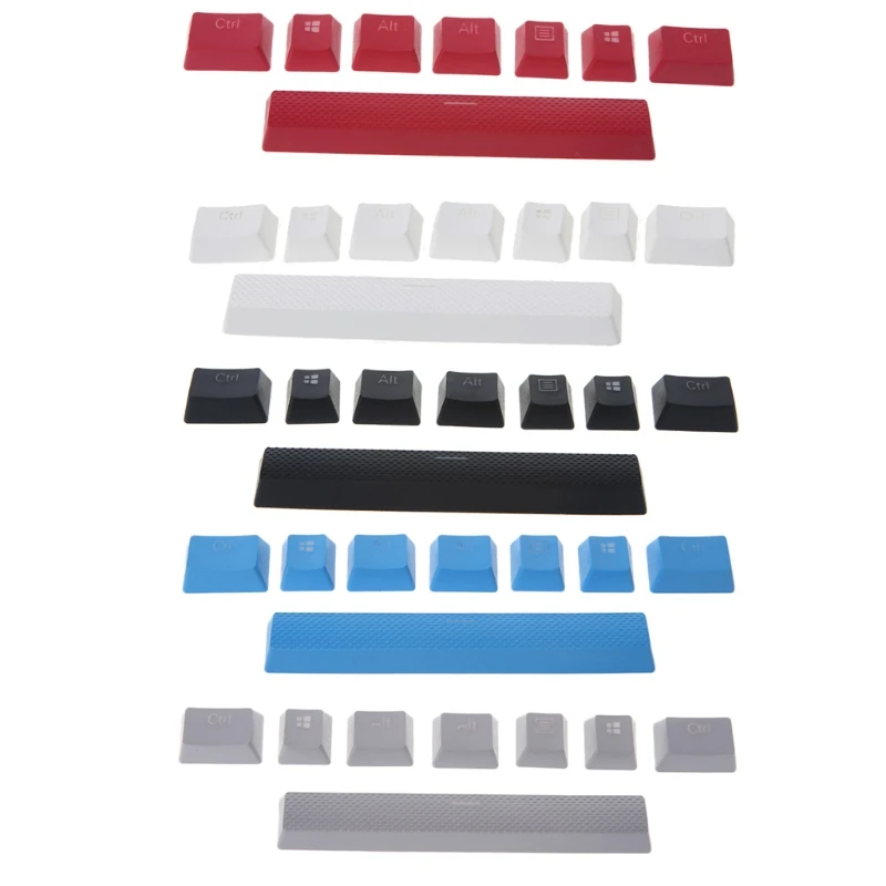 

8 keys/Pack 6.5u Space Bar PBT Keycaps Double Shot Keycaps For Corsair STRAFE K65 K70 K95 Mechanical Keyboard Keycap X6HA