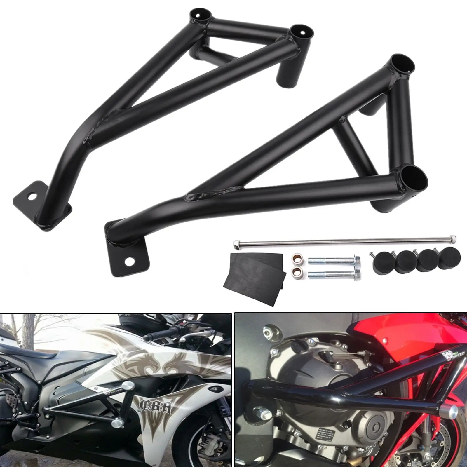 CBR 1000RR мотоцикл черный двигатель шоссе Краш бар Защита для Honda CBR1000RR 2008 2009 2010 2011 2012