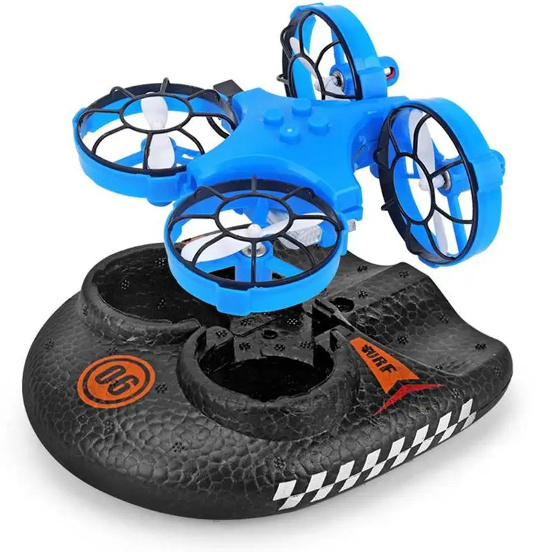 

Four-axis Aircraft Toys Water Land And Air Multi-function 3-In-1 Hovercraft Driving Remote Control Electric Children Toy