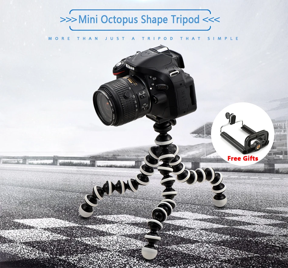 tripod for phone Camera Octopus tripod octopus phone live stand large / medium / small photographic accessories general tripod