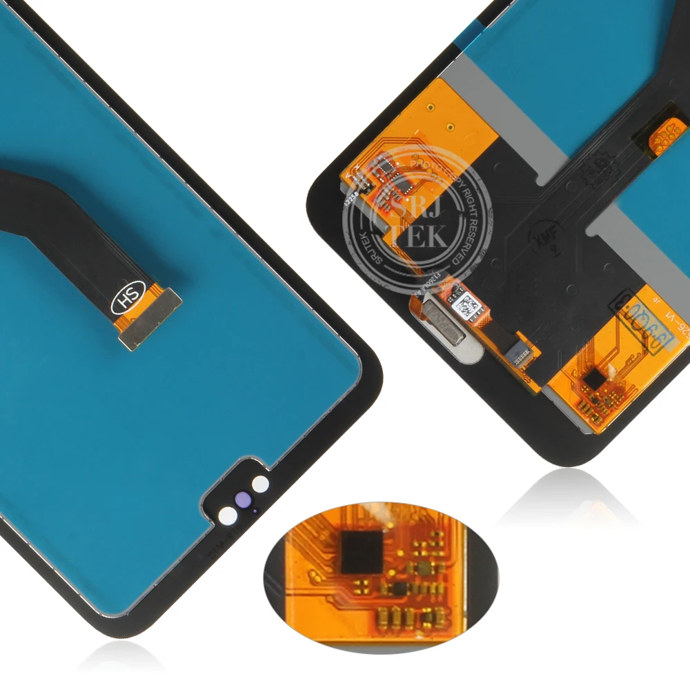 SRJTEK 5,84 ''для huawei P20 Pro ЖК-дисплей сенсорный экран матрица дигитайзер сенсор для huawei P20 Plus стекло с рамкой