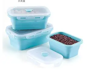 

3Pcs Baby Feeding Dish Baby Outdoor Food Storage Box Snack Box Kids Toddler Fruit Snack BPA Free Baby Food Feeding Boxes Folded