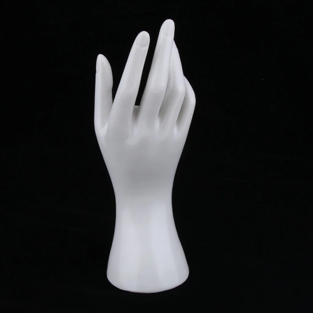 Female Mannequin Hand Jewelry Bracelet Ring Watch Gloves Display Stand Model for Shopping mall, Jewelry Store and Home