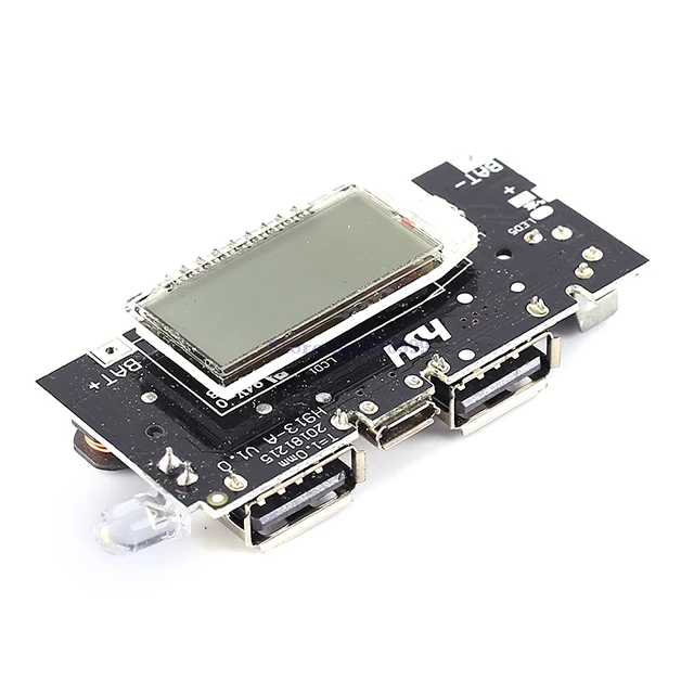 

A7-- Lithium Battery Charging Board Power Charger Module 3.7V to 5V 2A LCD Display Dual USB Output DIY Charger Discharger