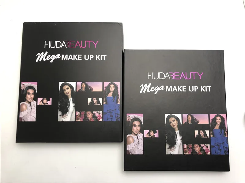 Новинка Huda beauty MAKE UP KIT 23 Цвета матовые мерцающие тени для век Палитра телесного цвета макияж дымчатый блеск Hudas тени для век Пудра