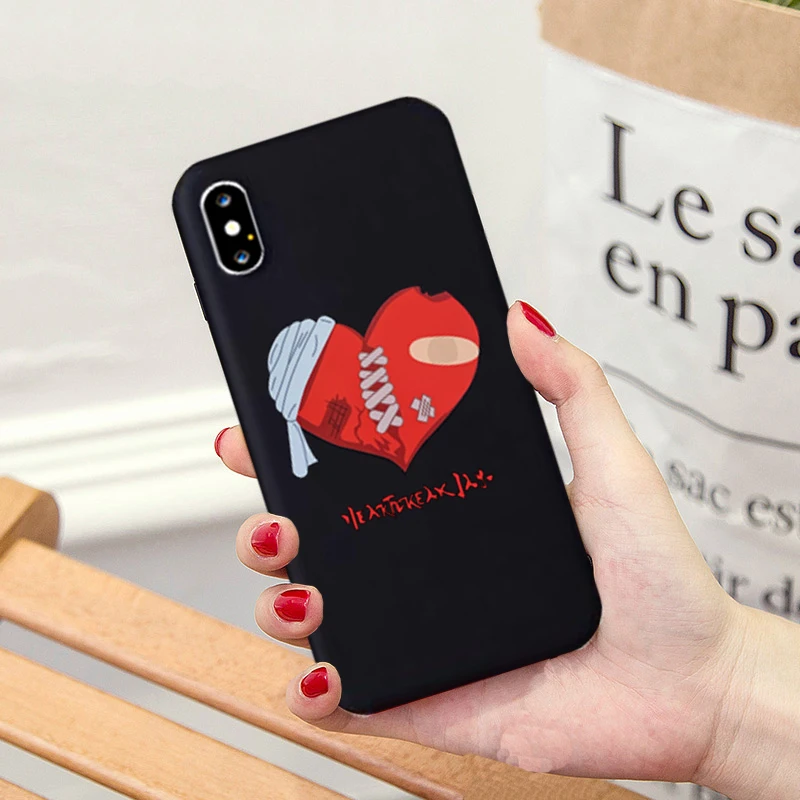

IRONGEER Broken Heart Phone Case for iphone X XS 6 S plus 7 7plus 8 8plus XR MAX Phone Cases