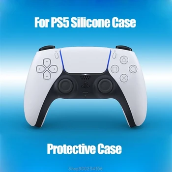 

Colorful Handle Sleeve Silicone Case Dustproof Protective Cover Anti-Slip for S-ony PlayStation PS5 Controller S30 20 Dropship