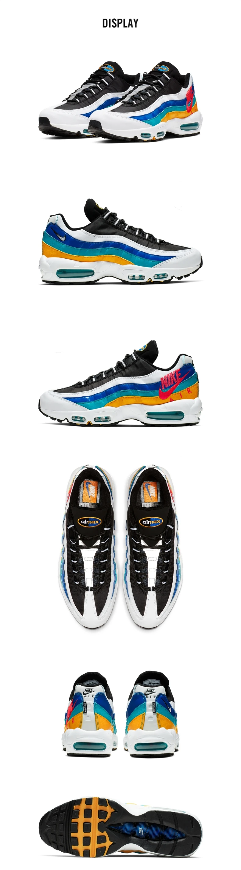 Nike Air Max 95 SE оригинальные мужские кроссовки Новое поступление Air Cushion удобные уличные спортивные кроссовки# AJ2018