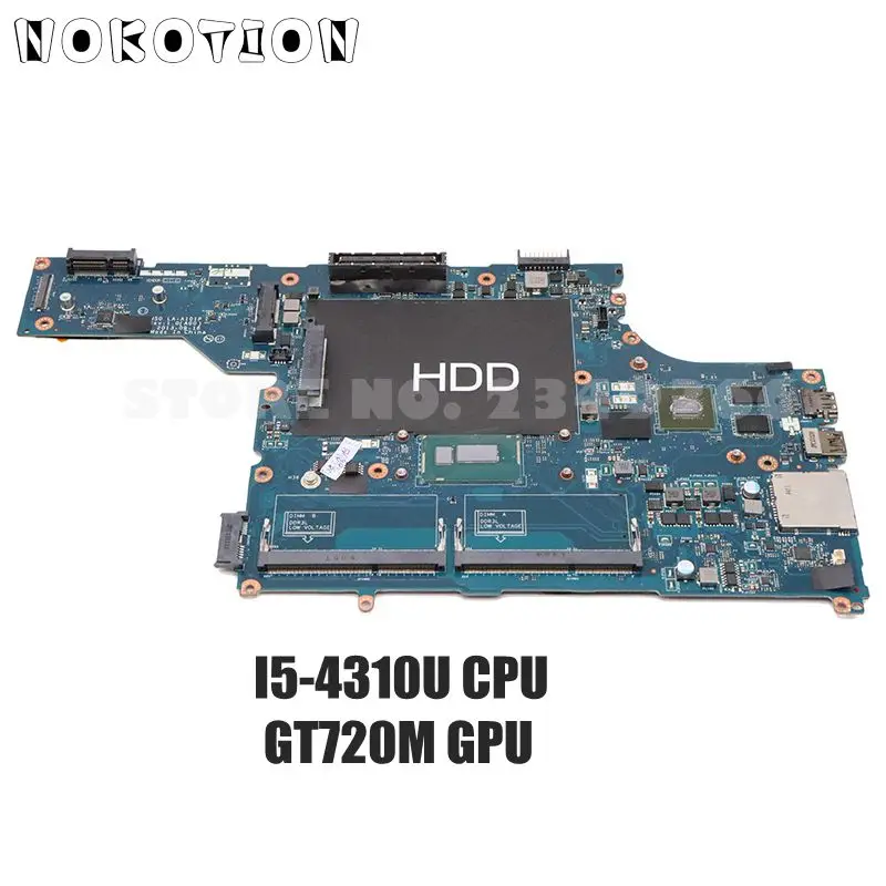 NOKOTION для материнской платы ноутбука Dell Latitude E5540 SR1EE I5 4310U CPU 2 0 ГГц GT720M GPU CN 02PXJY 2PXJY