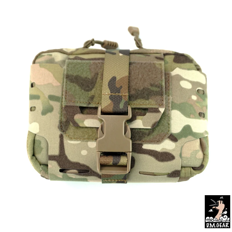 DMgear Tactical Pouch MOLLE Armor Pouch Horizontal Medical Pouch Duty Paintball 