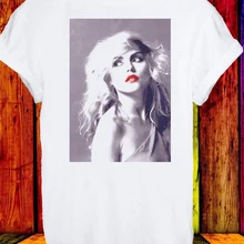 Debbie Harry rubia cantante Pop Rock música Disco hombres mujeres Unisex camiseta 69 Vintage camiseta