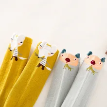 Носки для малышей Новые весенне-летние носки для новорожденных детские носки с героями мультфильмов на осень и зиму для мальчиков и девочек 0-3 месяцев