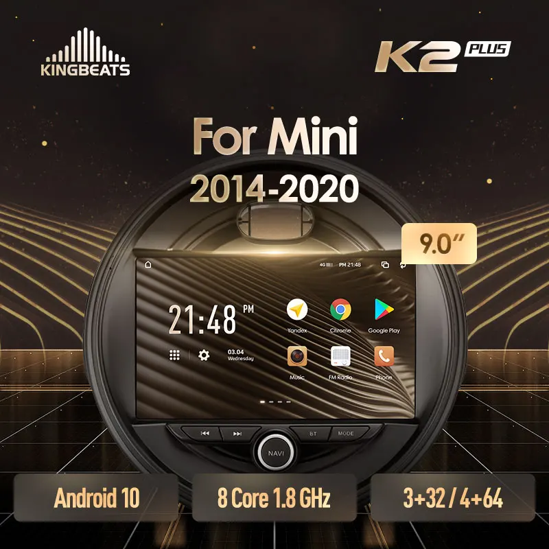 KingBeats штатное головное устройство For BMW Mini 2014 2020 GPS Android 10 автомагнитола на андроид