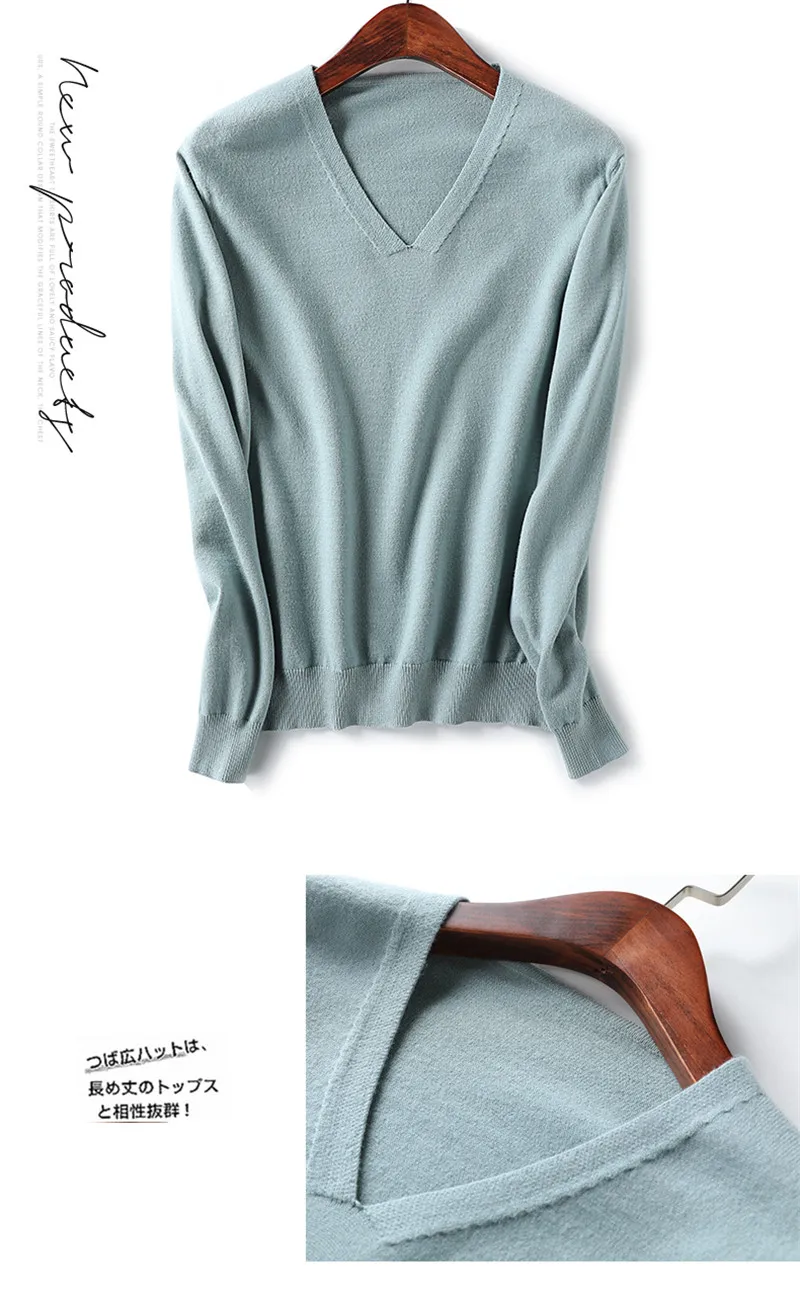 Женский стрейчевый джемпер GCAROL, вязаный свитер с круглым и V-образным вырезом, трикотажный пуловер в стиле минимализма с содержанием шерсти 30%, свитер для офиса размера 3XL