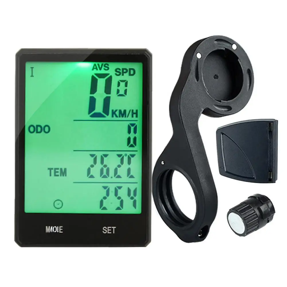 

Backlight Bicycle Speedometer Standard Configuration Large Screen Wireless Bicycle Accessories with Extended Seat