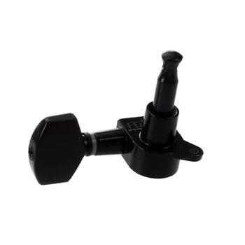 

Guitar Tuning Pegs Tuners Machine Heads 3L 3R Black