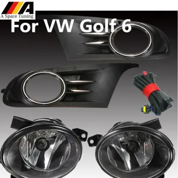 

Left&Right Side Front Running Light Bumper Grille Fog Lamp For VW Jetta Sportwagen Golf MK6 TDI / TSI 2010-2014 Car Accessories