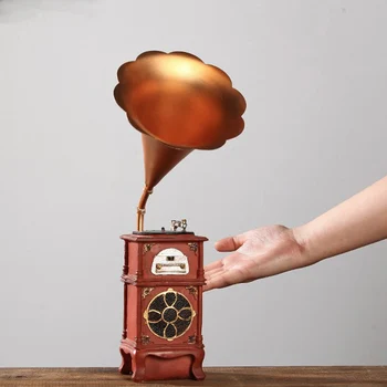 

luclife Vintage Home Decor Ornaments DIY Mini House Retro Building Fairy Garden Figurines Miniatures Decoration