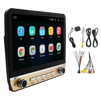 

10.1inch 1080P Contact Sn Android 9.1 Quad-Core 1+16GB Car Stereo WIFI Radio with Button Knob GPS WIFI Bluetooth