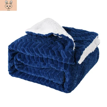 

Winter Adult Soft Thick Sherpa Throw Blanket For Sofa Bed Warm Thick Soft/Bed Cover Weighted Flannel Fleece Blanket Drop Ship