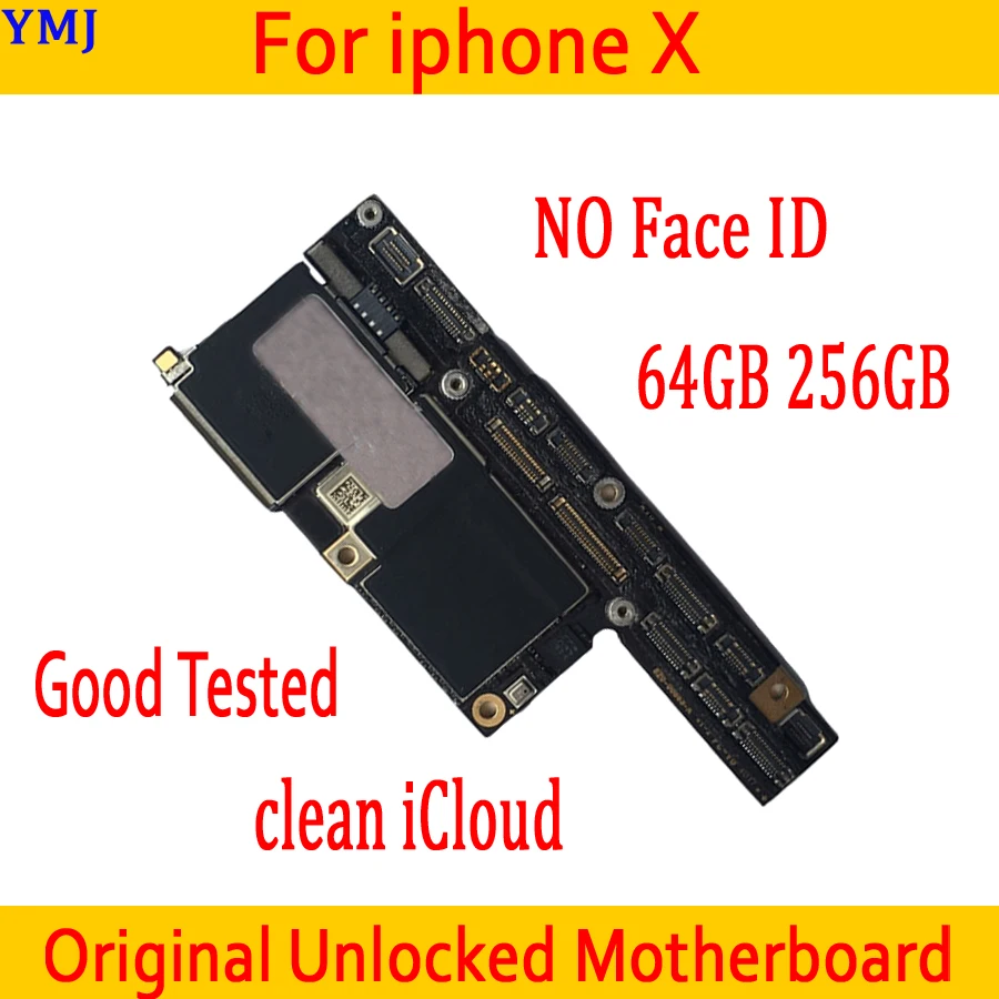 US $126.95 Original Unlock Free iCloud for iPhone xxsxr Motherboard WithNo face ID full chips logic board Good tested Support IOS update