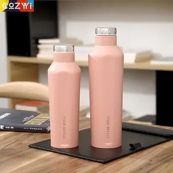 

750ml Thermos Bottle Stainless Steel Tumbler Insulated Water Bottle Portable Vacuum Flask for Coffee Mug Travel Cup