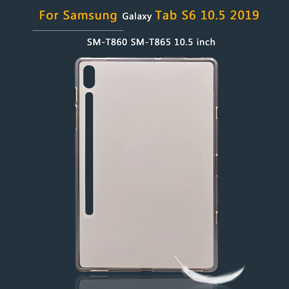 Чехол для samsung Galaxy Tab A A2 A6 E Tab S6 S4 S3 S2 S/Note 8,0 10,1 10,5 9,7 9,6 7,0 8,4 GT N5100 N5110 силиконовый чехол для планшета - Цвет: Tab S6 10.5 T860