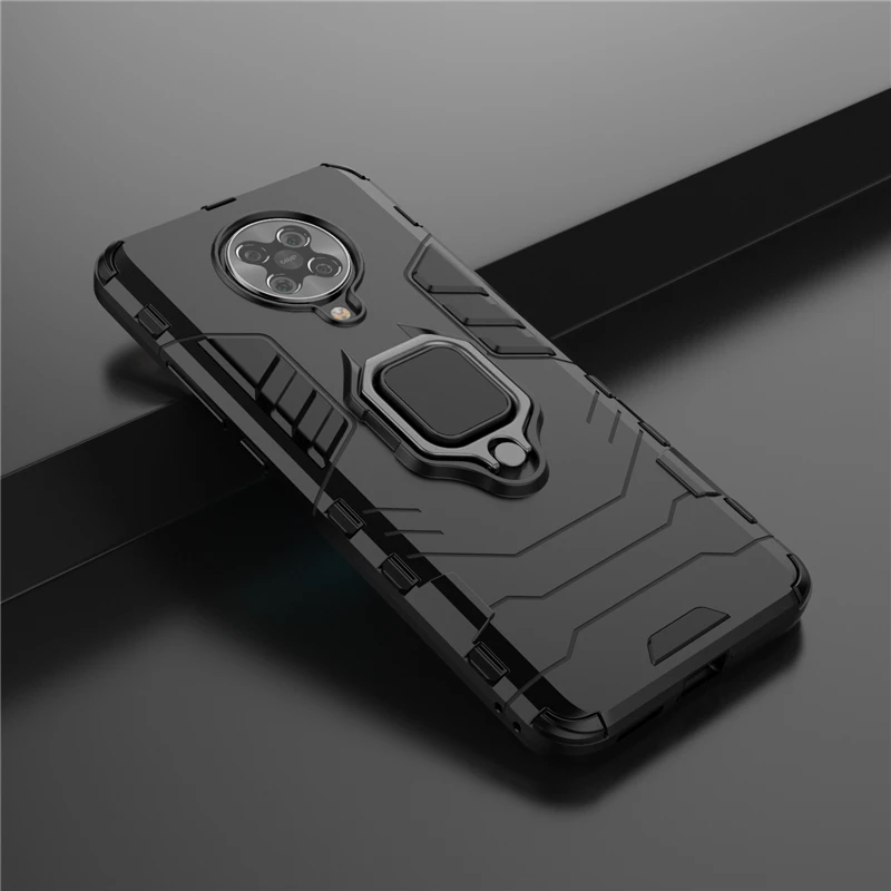 Магнитный кольцевой держатель чехол для Xiaomi Redmi K30 Pro Чехол Жесткий Note 9 S 8 T Fundas |