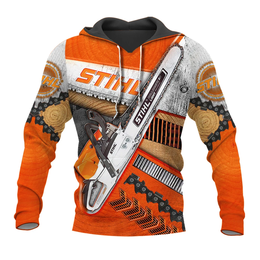 Newest Amazing Cool Chainsaw hoodies Sweatshirt 3D Print Crewneck Pullover men women hoodies Casual Long Sleeve Outerwear J-002
