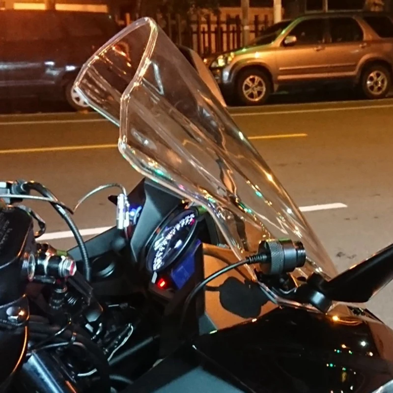 Мотоцикл лобовое стекло ветер экран кронштейн для Kawasaki Ex400 ниндзя 400