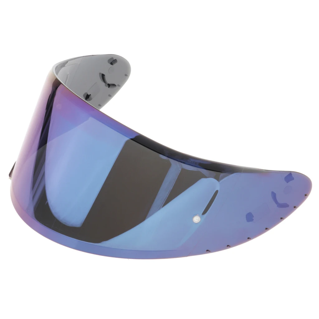 2 Pieces Motorcycle Helmet HD Visor for X14 Z7 NXR Motor Bike Silver+Blue