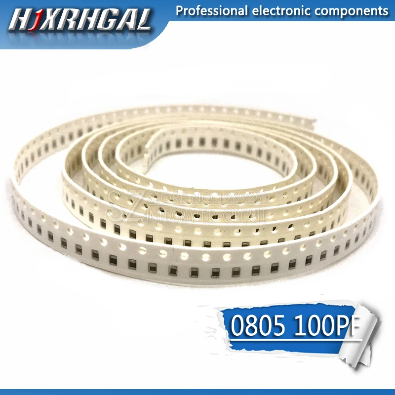 10 шт. 100PF NPO ошибка 50 в 0805 100P 0.1NF SMD толстая пленка чип многослойный керамический