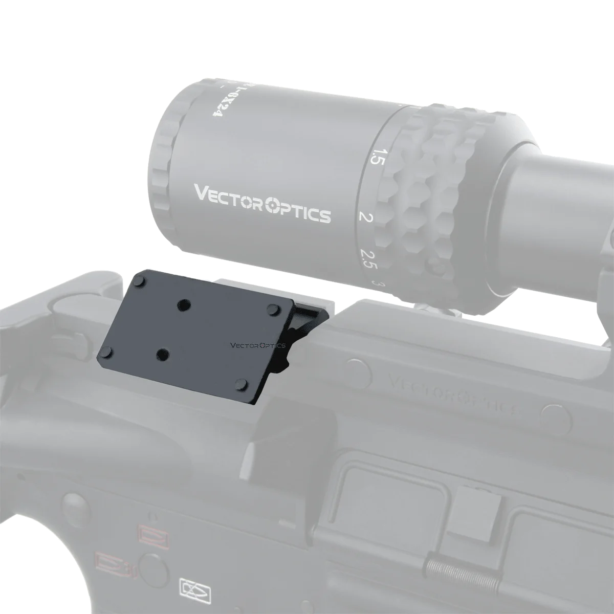 Red Dot Sight Vector Optics Red Dot Sight 45&deg; Offset Picatinny Mount For AR platform Fit Frenzy RMR RMSC VT Footprint