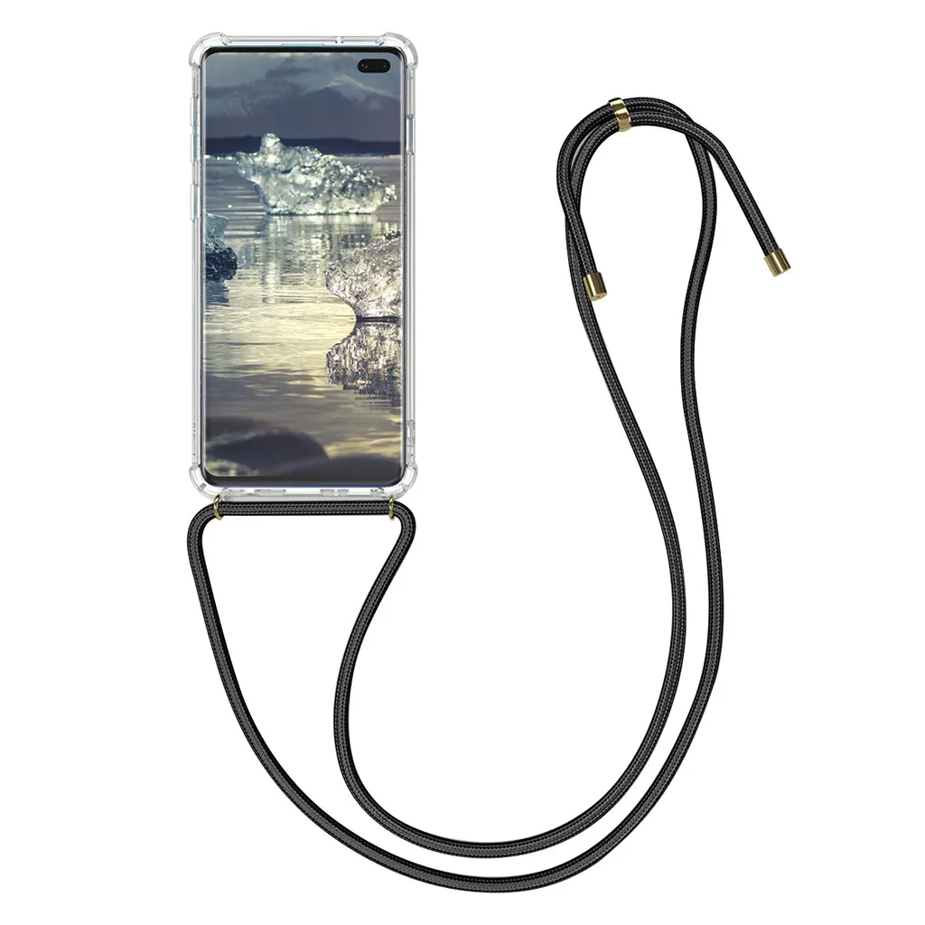 Чехол для телефона с ремешком на шею для samsung S8 S8 Plus S9 S9 Plus S10 Plus S10 S10 E