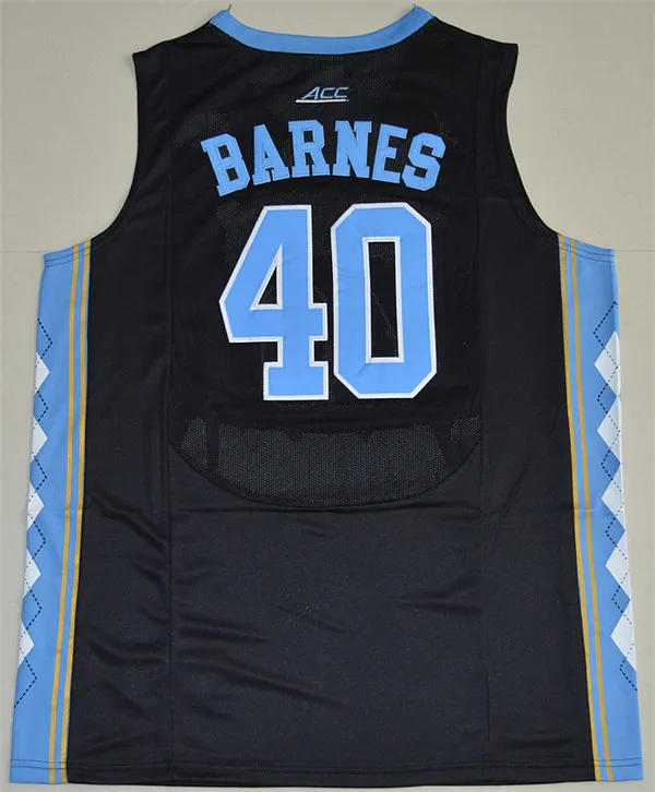 Горячая Распродажа г. Северная Каролина Tar Heels Harrison Barnes 40 Горячая Распродажа-черный ACC Patch Jersey