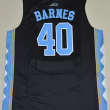 Горячая Распродажа г. Северная Каролина Tar Heels Harrison Barnes 40 Горячая Распродажа-черный ACC Patch Jersey